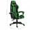 Sedia da gaming VidaXL in pelle sintetica nera/verde
