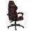 VidaXL Chaise de jeu en cuir synthétique noir/rouge rouge