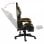 VidaXL Silla Gaming con Reposapiés Cuero Sintético Negro/Dorado