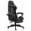 VidaXL Silla Gaming con Reposapiés Cuero Sintético Negro/Gris