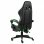 VidaXL Silla Gaming con Reposapiés Cuero Sintético Negro/Verde
