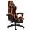 VidaXL Chaise de Gaming avec Repose-Pieds Cuir Synthétique Noir/Orange