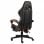 VidaXL Chaise de Gaming avec Repose-Pieds Cuir Synthétique Noir/Orange