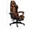 VidaXL Chaise de Gaming avec Repose-Pieds Cuir Synthétique Noir/Orange