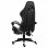 VidaXL Silla Gaming con Reposapiés Cuero Sintético Negro/Blanco