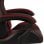 vidaXL Sedia da Gaming con Poggiapiedi in Pelle Sintetica Nero/Rosso Rosso