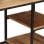 VidaXL Bureau et tabouret pliants en bois de manguier massif 115x50x76cm