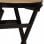 VidaXL Bureau et tabouret pliants en bois de manguier massif 115x50x76cm