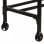 VidaXL Bureau et tabouret pliants en bois de manguier massif 115x50x76cm