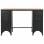 VidaXL Escritorio con Doble Pedestal Madera Abeto y Acero 120x50x76cm