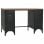 VidaXL Escritorio con Doble Pedestal Madera Abeto y Acero 120x50x76cm