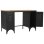 VidaXL Escritorio con Doble Pedestal Madera Abeto y Acero 120x50x76cm
