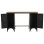 VidaXL Escritorio con Doble Pedestal Madera Abeto y Acero 120x50x76cm