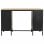 VidaXL Escritorio con Doble Pedestal Madera Abeto y Acero 120x50x76cm