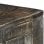VidaXL Secretária de Madeira Mangueira Maciça Preta 110x50x75cm