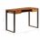 VidaXL Bureau en bois de Sesham massif et acier 110x55x78cm