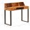 VidaXL Bureau en bois de Sesham massif et acier 110x50x94cm