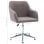 VidaXL Silla de Oficina Giratoria Tela Gris Topo