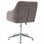 VidaXL Silla de Oficina Giratoria Tela Gris Topo
