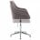 VidaXL Silla de Oficina Giratoria Tela Gris Topo