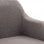VidaXL Silla de Oficina Giratoria Tela Gris Topo