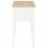 VidaXL Escritorio 109.5x45x77.5cm de Madera Blanca