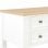 VidaXL Escritorio 109.5x45x77.5cm de Madera Blanca