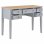 VidaXL Bureau en bois 109,5x45x7,5 cm Gris