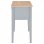 VidaXL Bureau en bois 109,5x45x7,5 cm Gris