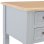 VidaXL Bureau en bois 109,5x45x7,5 cm Gris