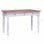VidaXL Secretária com Gavetas de Madeira Reciclada 117x57x75cm Branca