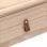 VidaXL Secretária de Madeira 110x45x76cm Natural