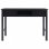 Scrivania in legno VidaXL 110x45x76 cm Nera