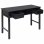 Scrivania in legno VidaXL 110x45x76 cm Nera
