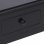 Scrivania in legno VidaXL 110x45x76 cm Nera