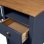 VidaXL Escritorio Hill Range 3 Cajones Madera Pino 120x50x74cm Gris