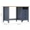 VidaXL Escritorio Hill Range 3 Cajones Madera Pino 120x50x74cm Gris