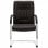 VidaXL Silla de Oficina Voladiza de Cuero Sintético Negra