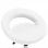VidaXL Chaise de Travail à Roulettes Cuir Synthétique Blanc