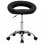 VidaXL Chaise de Travail à Roulettes Cuir Synthétique Noir