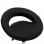 VidaXL Chaise de Travail à Roulettes Cuir Synthétique Noir