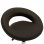 VidaXL Chaise de Travail à Roulettes Cuir Synthétique Marron