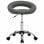 VidaXL Silla de Trabajo con Ruedas Cuero Sintético Gris