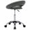 VidaXL Silla de Trabajo con Ruedas Cuero Sintético Gris