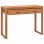Bureau VidaXL avec 2 tiroirs en bois de teck recyclé