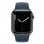 Apple Watch Series 7 GPS + Cellular 41mm Caja Acero Inoxidable Grafito con Correa Deportiva Azul