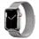 Apple Watch Series 7 GPS + Cellular 45mm Caixa Aço Inoxidável Prateado com Bracelete Malha Prateada