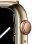 Apple Watch Series 7 GPS + Cellular 45mm Caixa Aço Inoxidável Dourada com Bracelete Malha Dourada