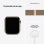 Apple Watch Series 7 GPS + Cellular 45mm Caixa Aço Inoxidável Dourada com Bracelete Malha Dourada