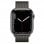 Apple Watch Series 7 GPS + Cellular 45mm Caixa Aço Inoxidável Grafite com Bracelete Malha Grafite